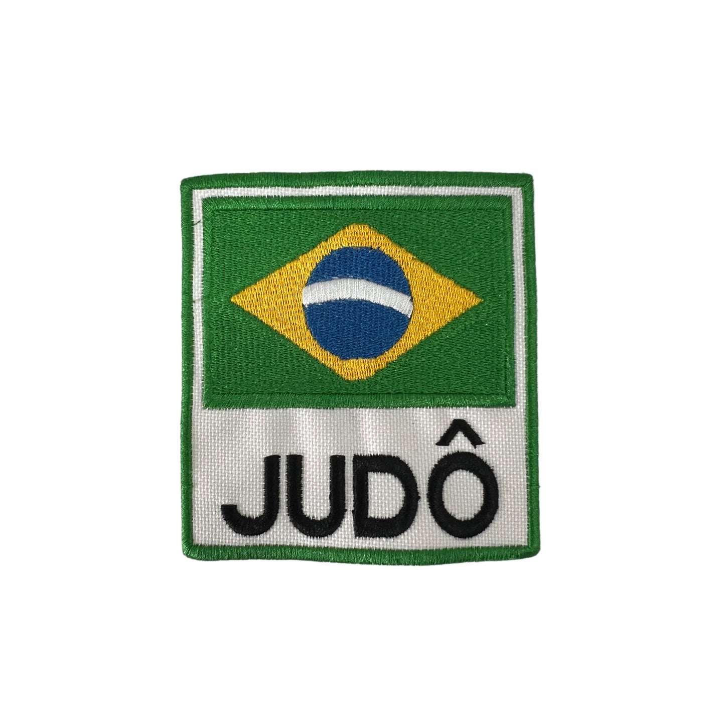 Bordado Bandeira Brasil Judô