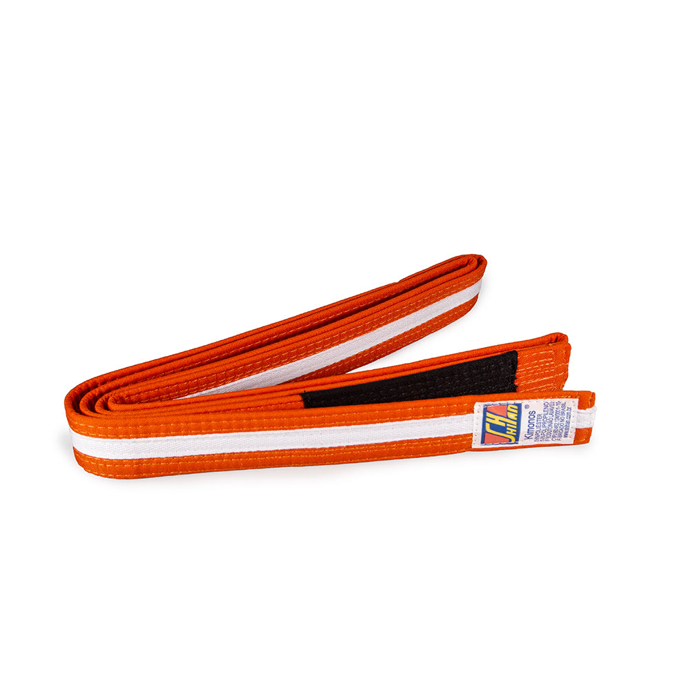 Faixa Jiu-Jitsu  com frizo branco  2,30m  Shihan Infantil