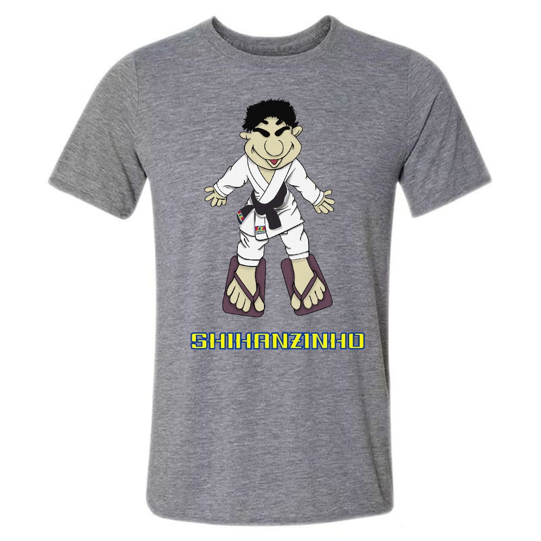 Camiseta Cinza gola redonda