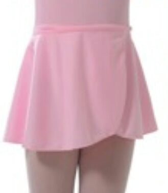 Saia Transpassada para Ballet Rosa Infantil