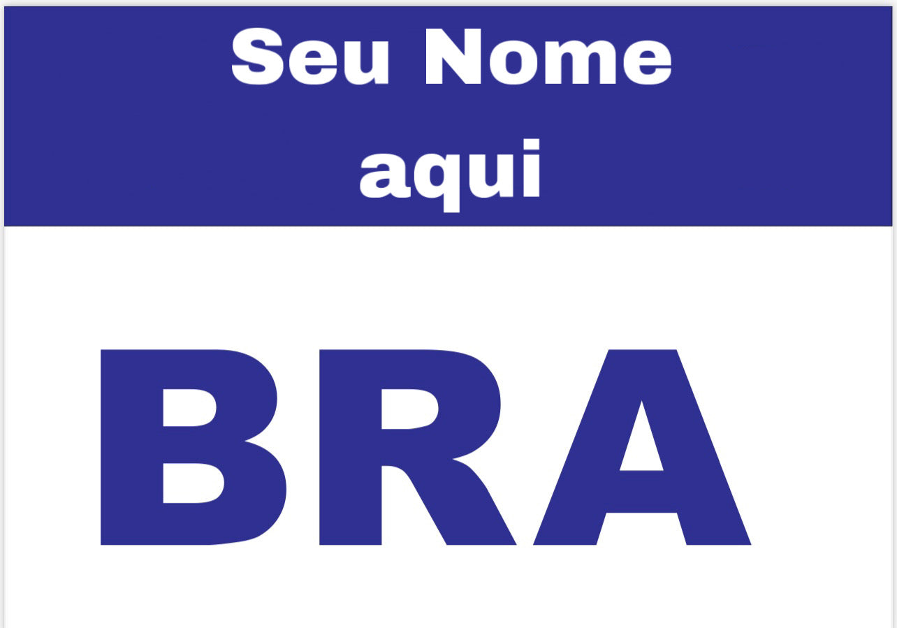 Patch personalizado- Back Number