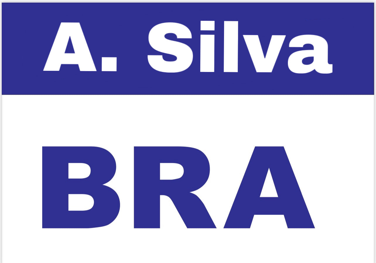 Patch personalizado- Back Number