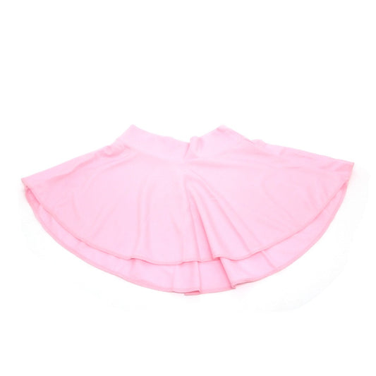 Saia de Ballet com Elástico Rosa Infantil